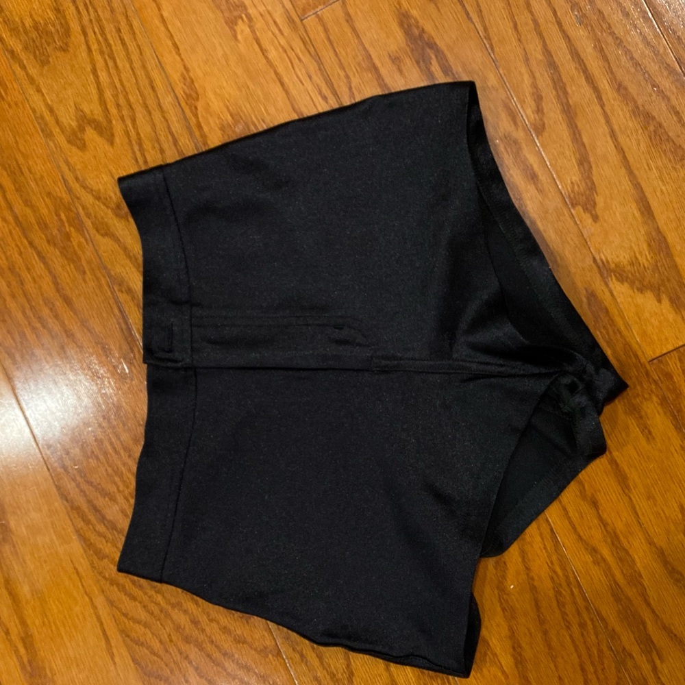American Apparel Black Disco Shorts